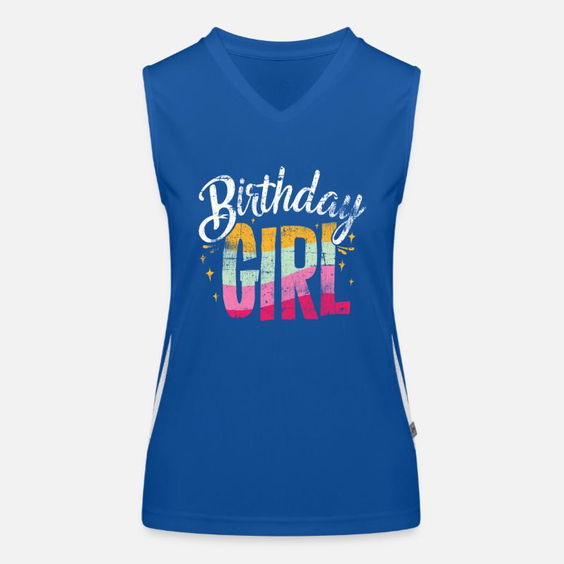 Geburtstag Mädchen Funktionelles Kontrast-Tank Top für Frauen