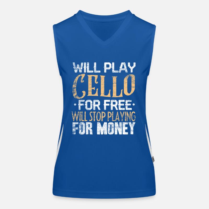 violoncelle Débardeur respirant contrasté Femme