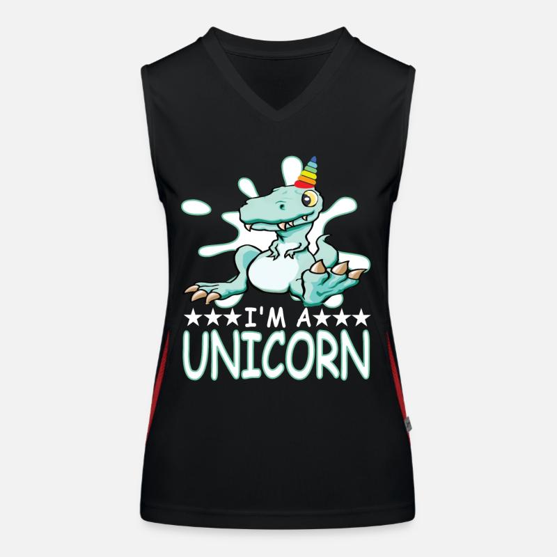 Dinosaurus Funktionelles Kontrast-Tank Top für Frauen