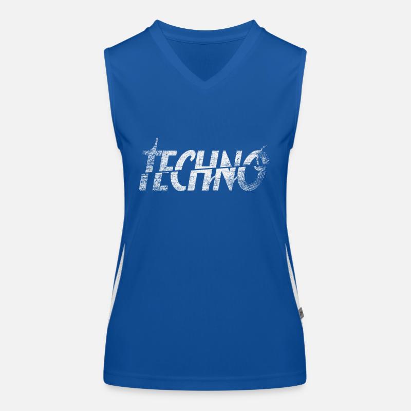 Techno Débardeur respirant contrasté Femme