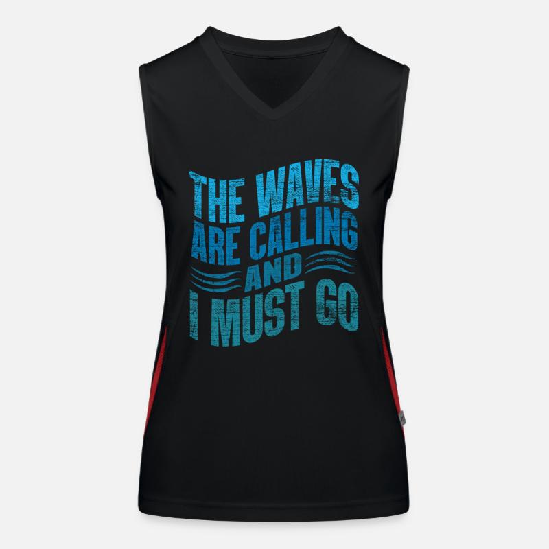 surf Débardeur respirant contrasté Femme