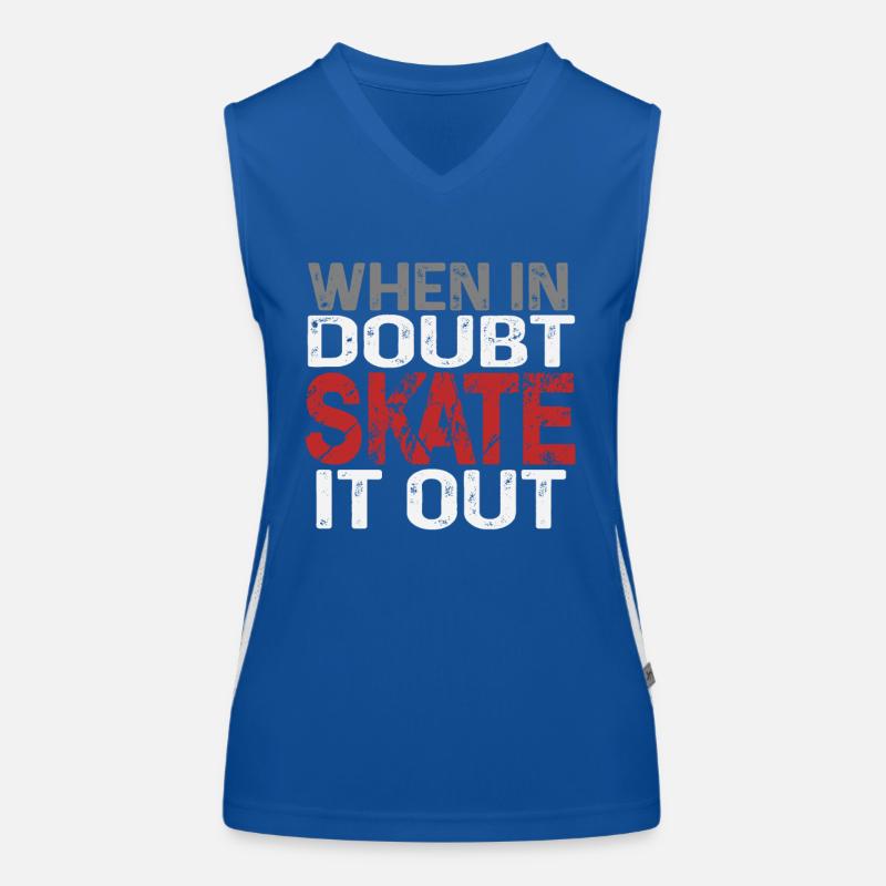Skating Funktionelles Kontrast-Tank Top für Frauen