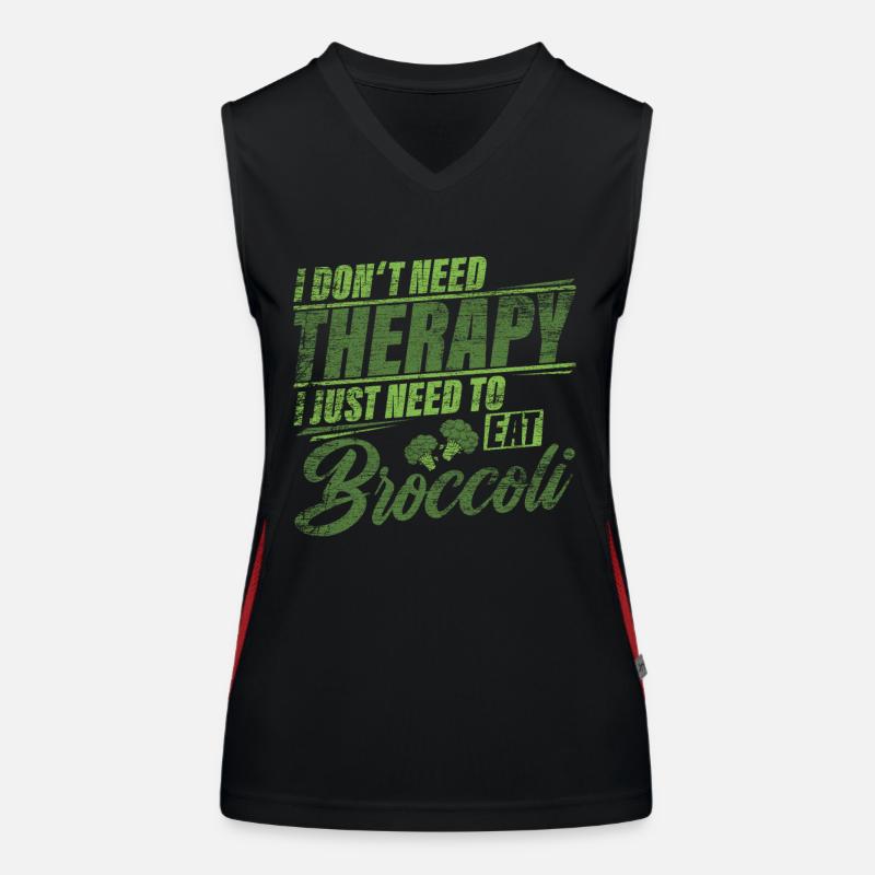broccoli Women's Functional Contrast Tank Top