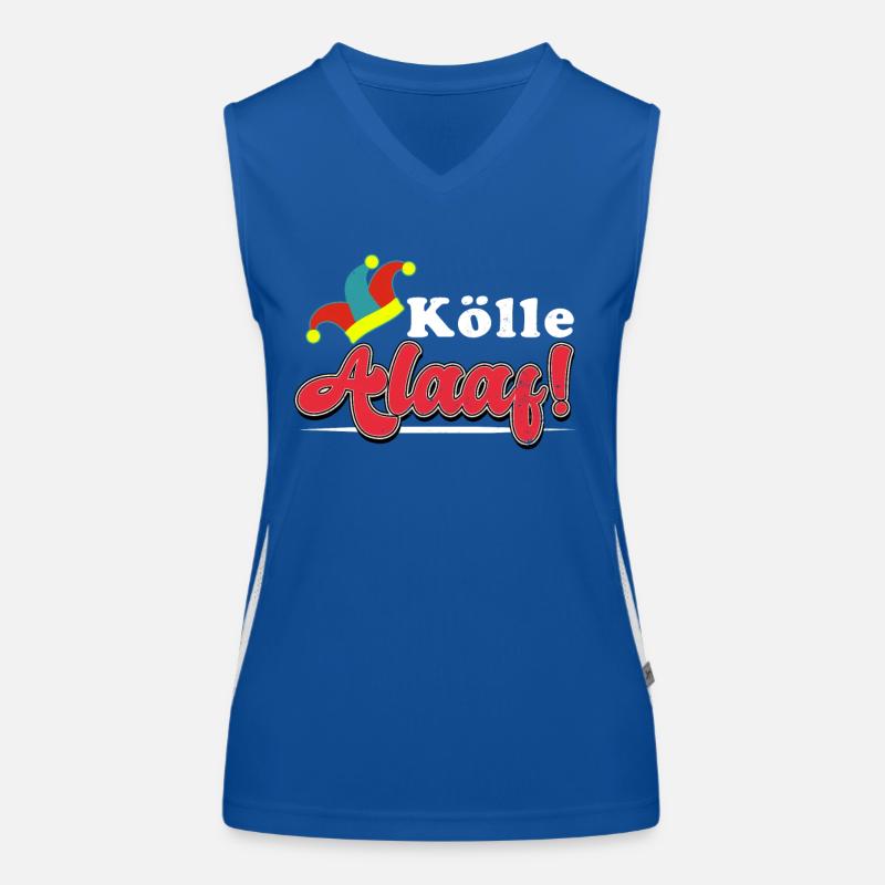 Carnaval de Cologne Débardeur respirant contrasté Femme