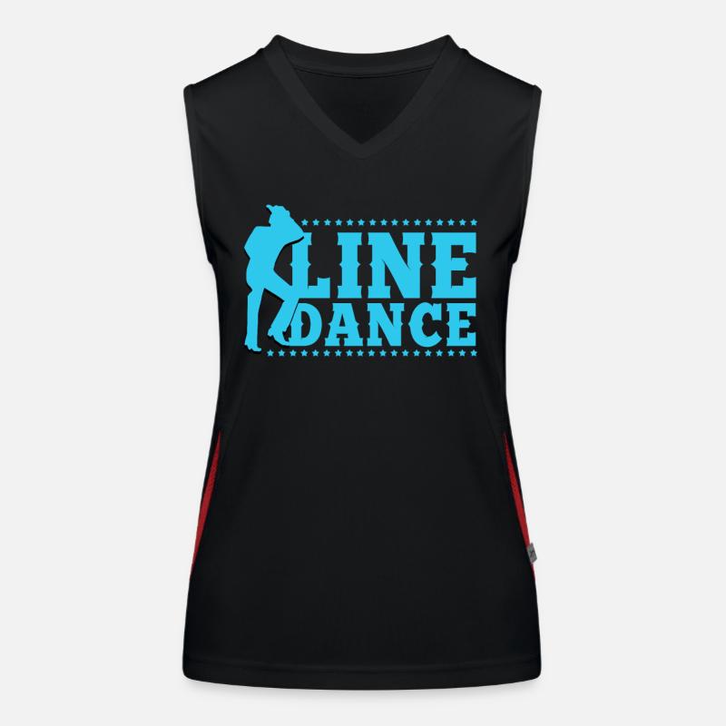 Linedance, Line dance Linedancer Débardeur respirant contrasté Femme