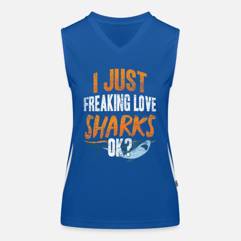 requin Débardeur respirant contrasté Femme