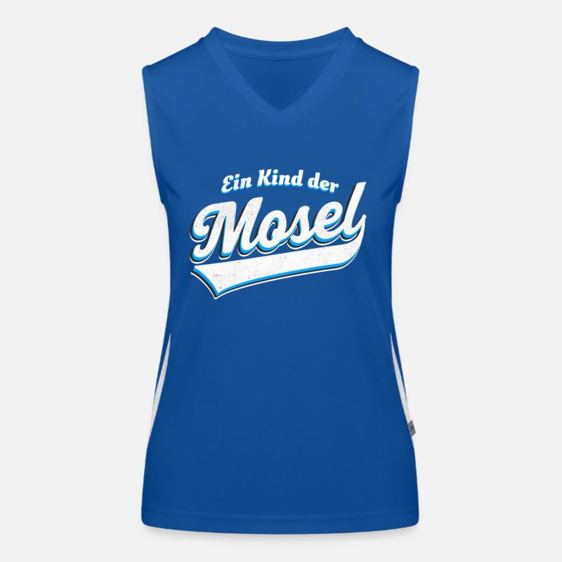 Ein Kind der Mosel Funktionelles Kontrast-Tank Top für Frauen
