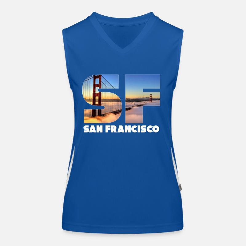 San Francisco Women's Functional Contrast Tank Top