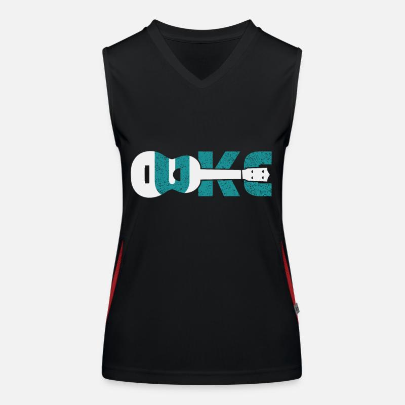 ukulélé Débardeur respirant contrasté Femme