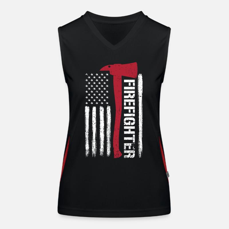 Fire brigade outfit - fire brigade Women's Functional Contrast Tank Top