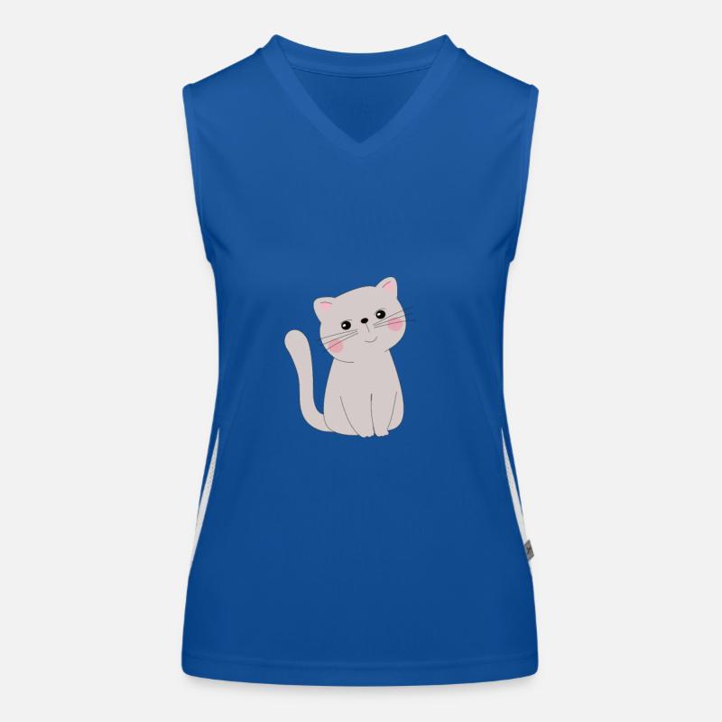 Chat mignon Débardeur respirant contrasté Femme
