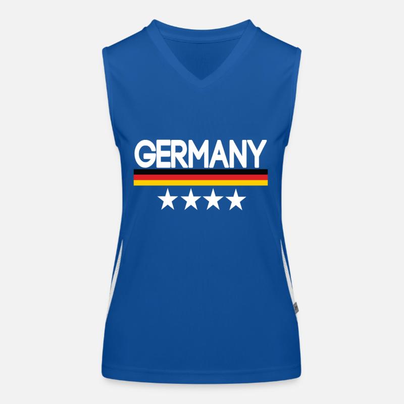 Germany Funktionelles Kontrast-Tank Top für Frauen
