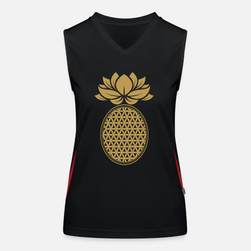 Pineapple Golden Pineapple Women's Functional Contrast Tank Top