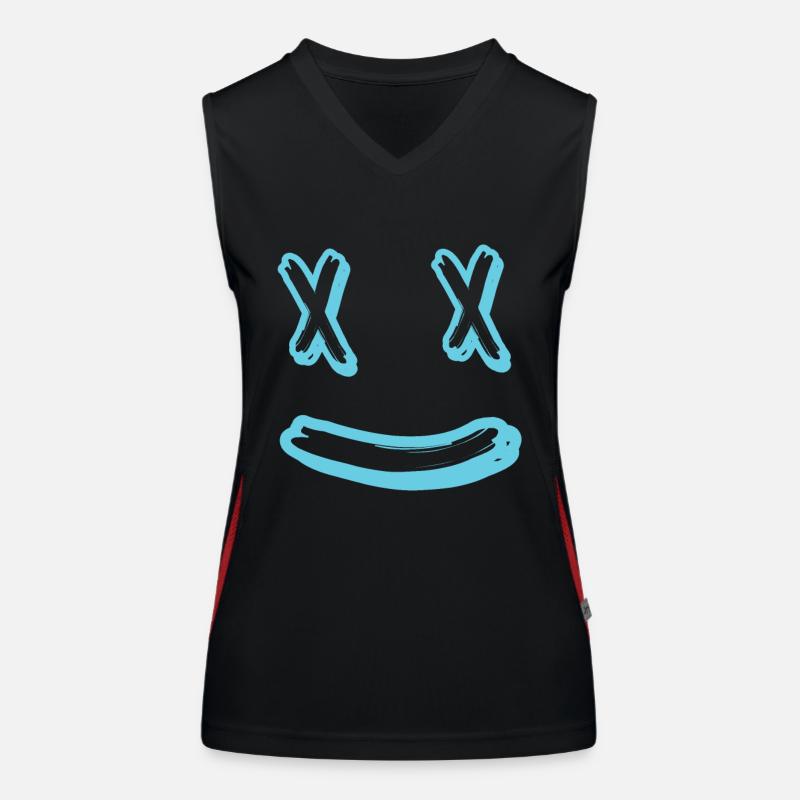 Face Smile Women's Functional Contrast Tank Top