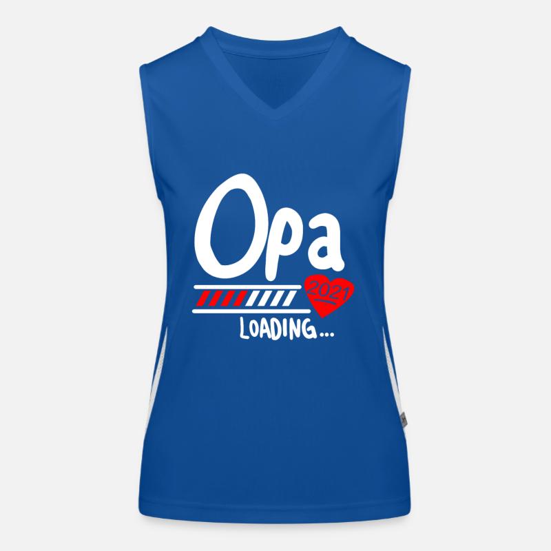 Opa Loading 2021 Funktionelles Kontrast-Tank Top für Frauen