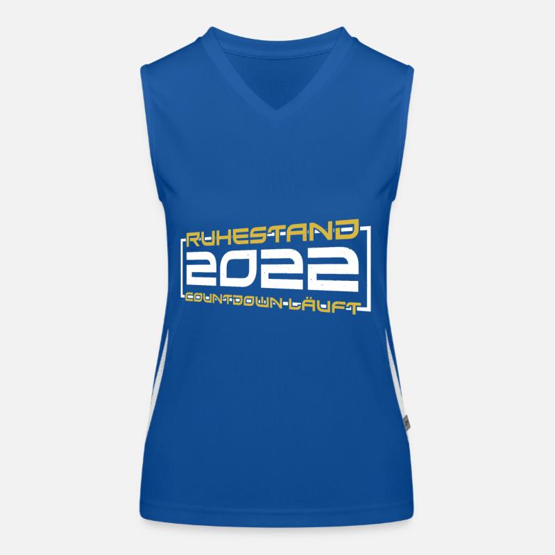 Ruhestand 2022 Eine Echte Legende Funktionelles Kontrast-Tank Top für Frauen