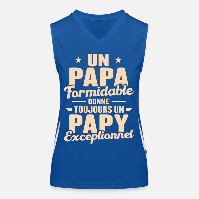 Papa Formidable - Papy Exceptionnel Débardeur respirant contrasté Femme