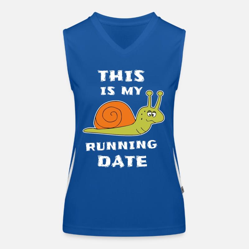 Jogging lent Snail Runner Débardeur respirant contrasté Femme