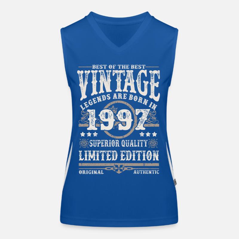Legenden werden 1997 geboren Funktionelles Kontrast-Tank Top für Frauen