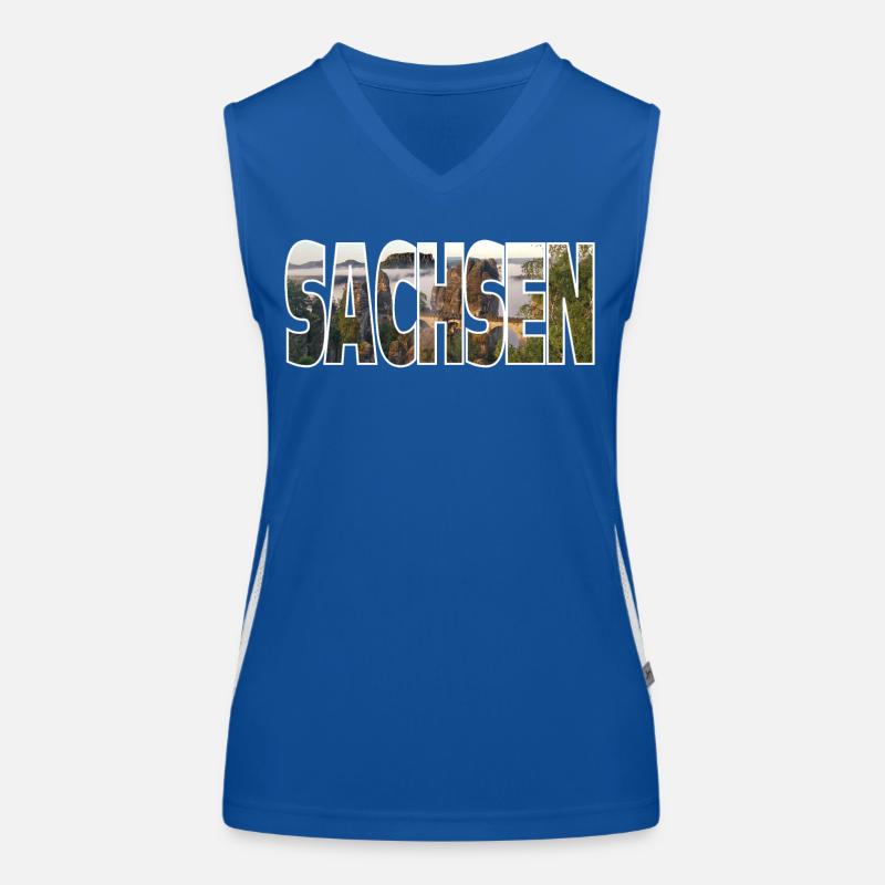 Saxe Débardeur respirant contrasté Femme