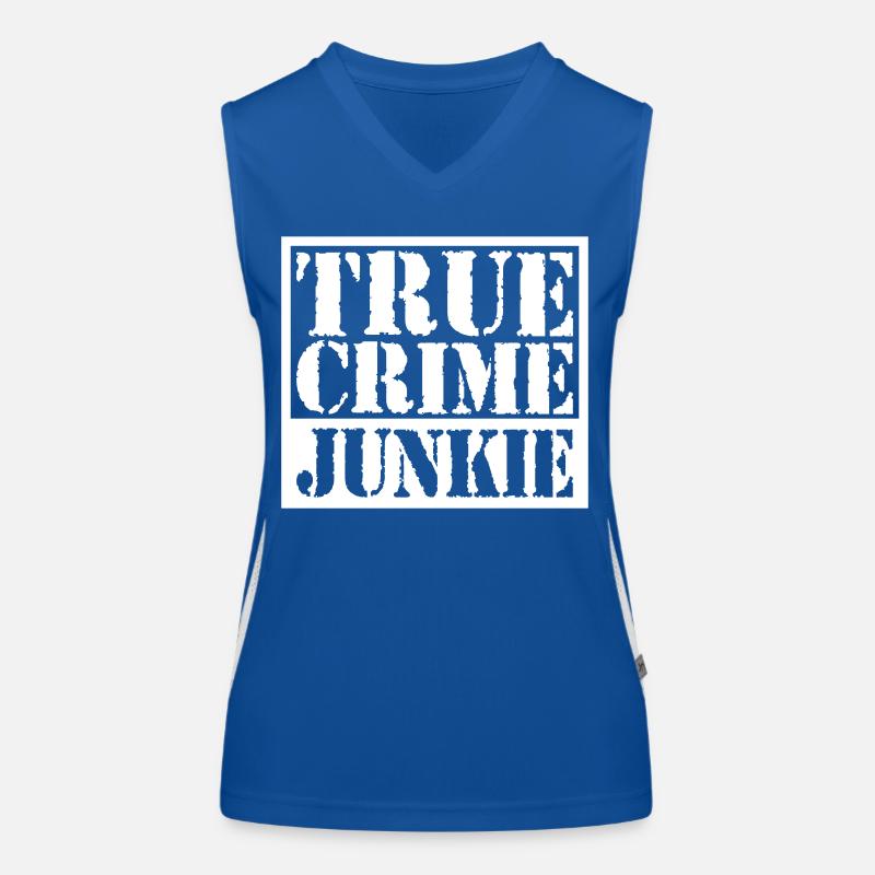 True Crime Junkie | Couleur changeable Débardeur respirant contrasté Femme