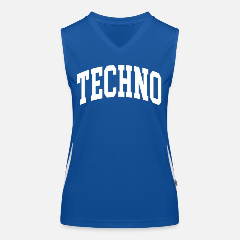 Techno Funktionelles Kontrast-Tank Top für Frauen