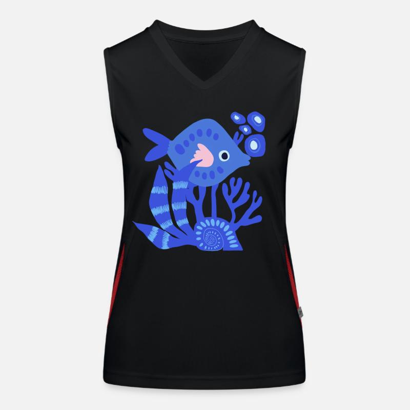 Underwater Women's Functional Contrast Tank Top