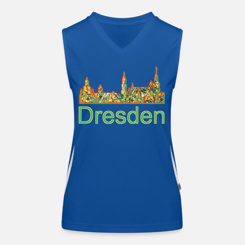 dresden e 20 Funktionelles Kontrast-Tank Top für Frauen