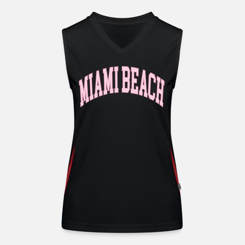 Miami Beach Women's Functional Contrast Tank Top