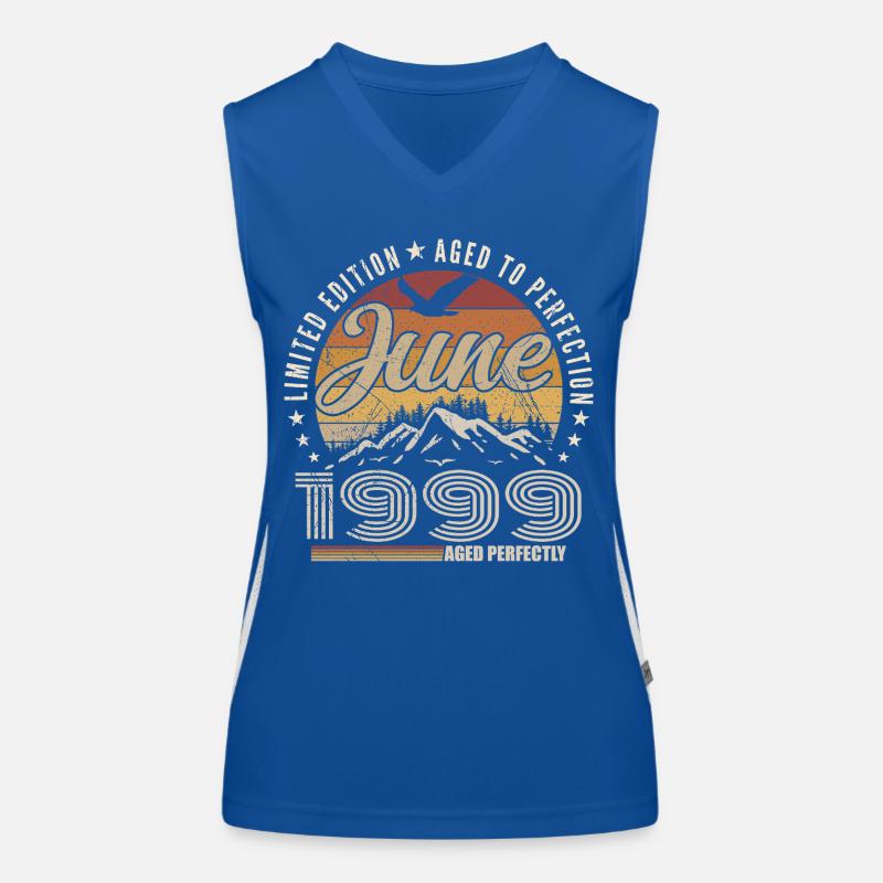 Juni 1999 Geschenk zum 26-jährigen Jubiläum Juni 1999 Retro Funktionelles Kontrast-Tank Top für Frauen