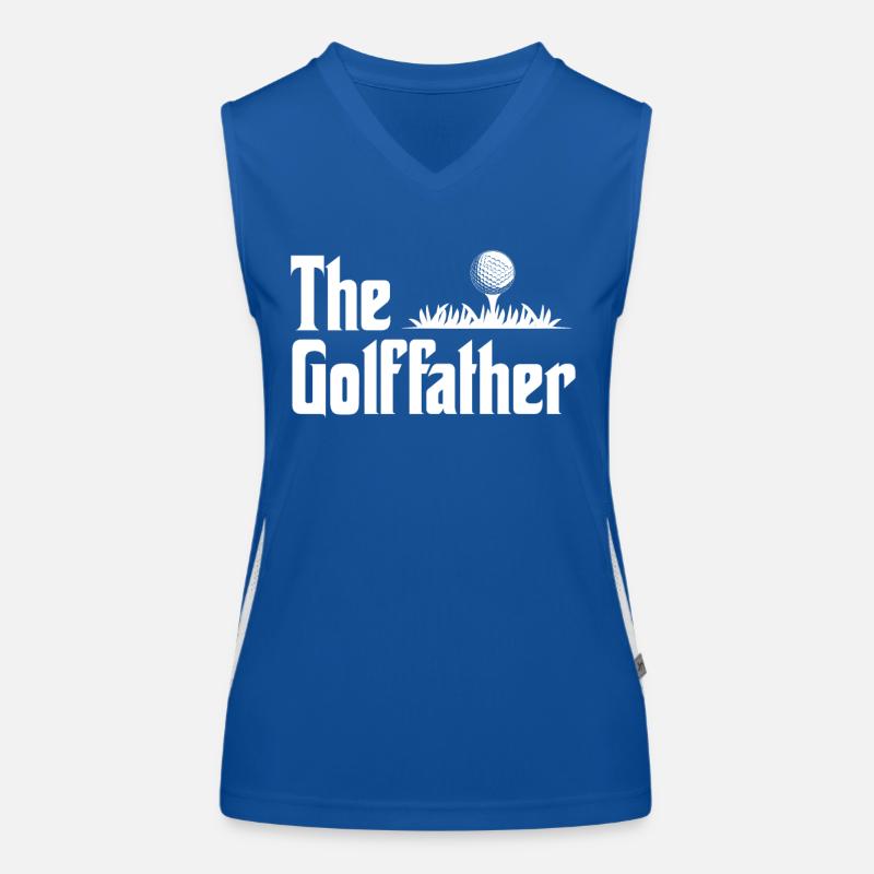 The Golffather Golfen Golf Inputt Caddy Pusha Women's Functional Contrast Tank Top