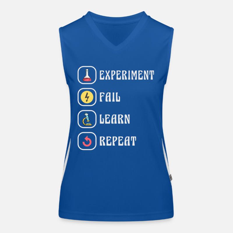 Science, Physique, Chimie, Expérience Débardeur respirant contrasté Femme