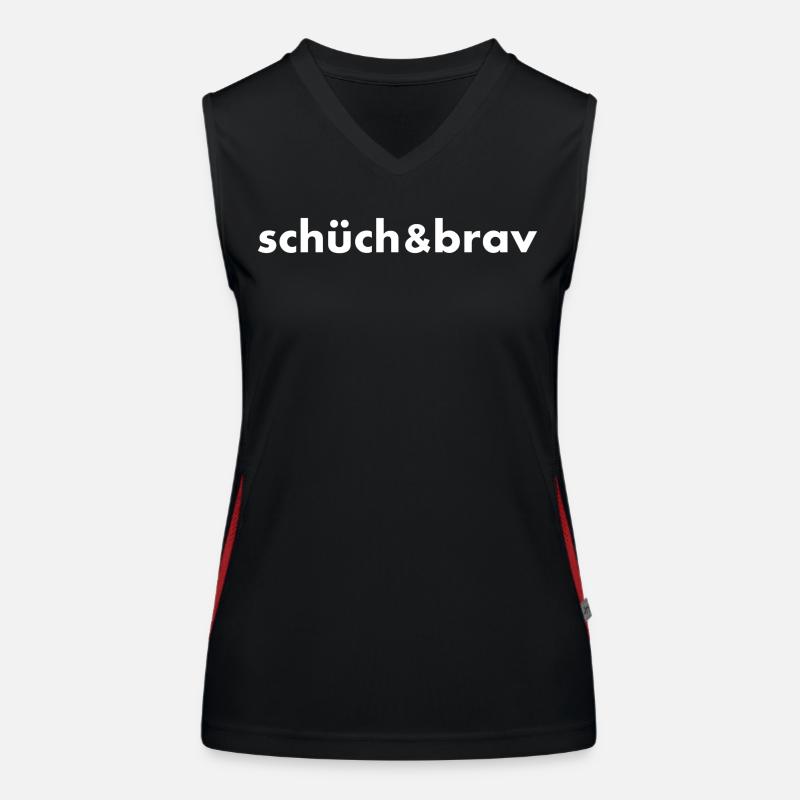 Schüch u brav Funktionelles Kontrast-Tank Top für Frauen
