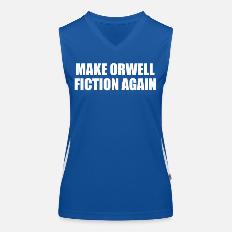 make orwell fiction again Débardeur respirant contrasté Femme