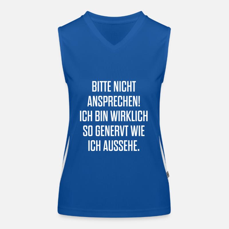 Bitte nicht ansprechen! Ich bin wirklich so generv Funktionelles Kontrast-Tank Top für Frauen