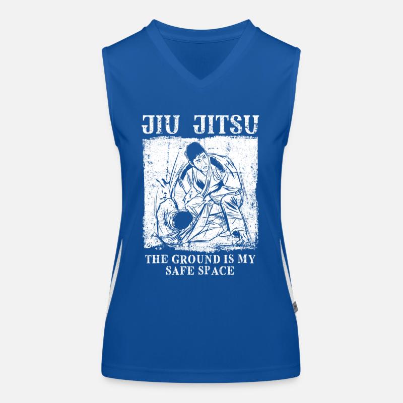 Jiu Jitsu disant Débardeur respirant contrasté Femme
