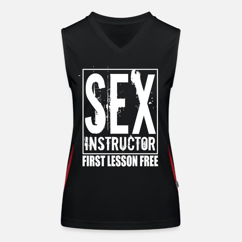 Sex instructor Women's Functional Contrast Tank Top