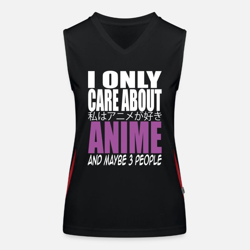 Anime Funktionelles Kontrast-Tank Top für Frauen