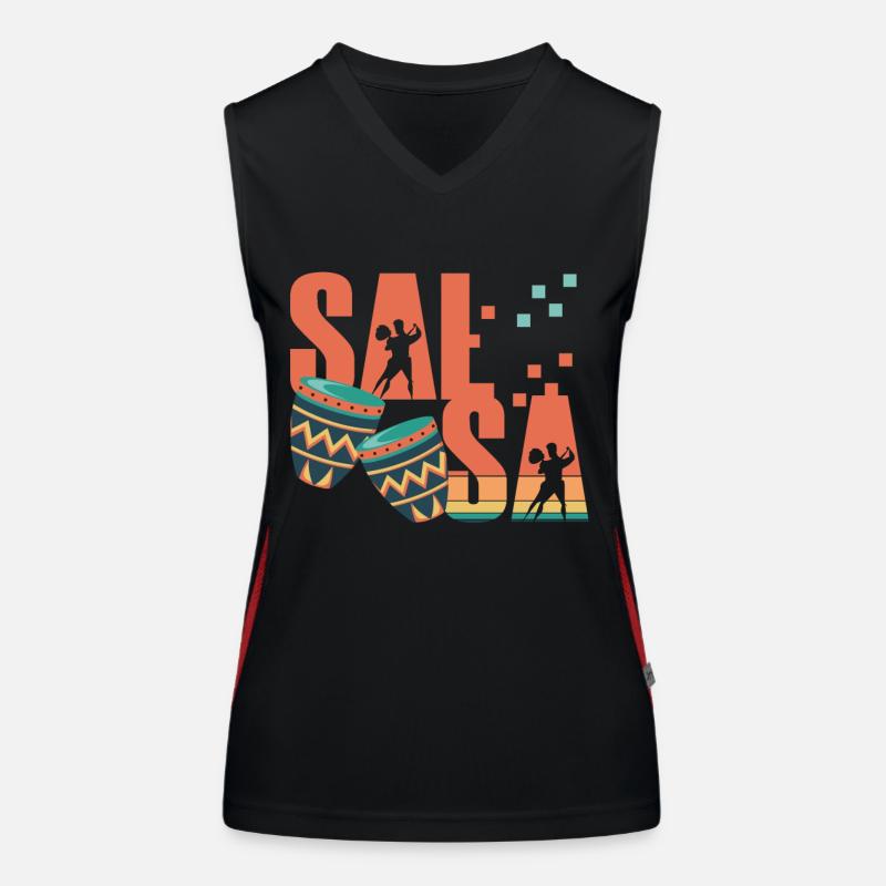 Salsa, Salsa tanzen, dance Women's Functional Contrast Tank Top