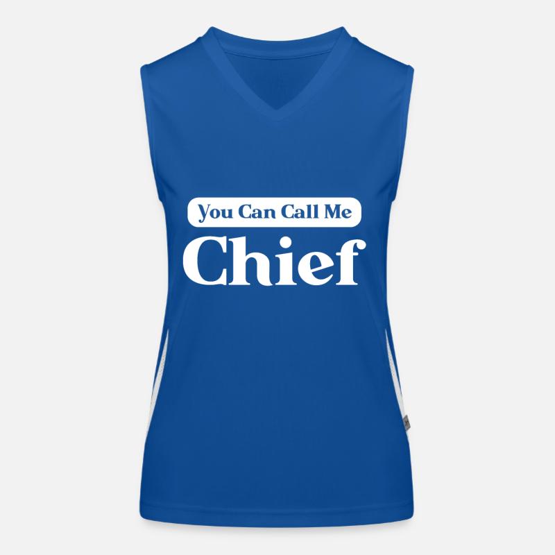Chefkoch Geschenk Spruch Küchenchef Funktionelles Kontrast-Tank Top für Frauen