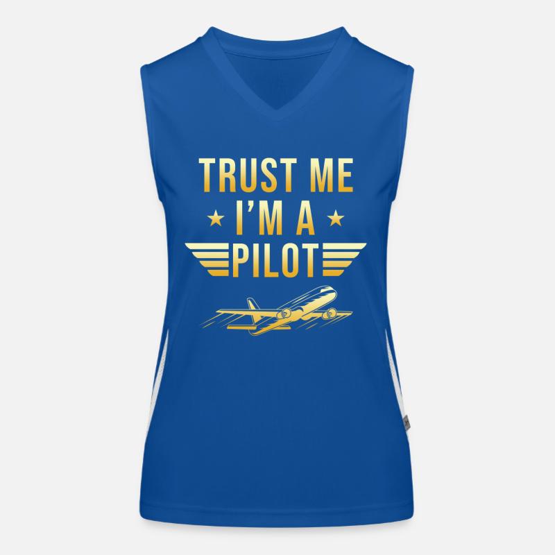 Cadeau de pilote Débardeur respirant contrasté Femme