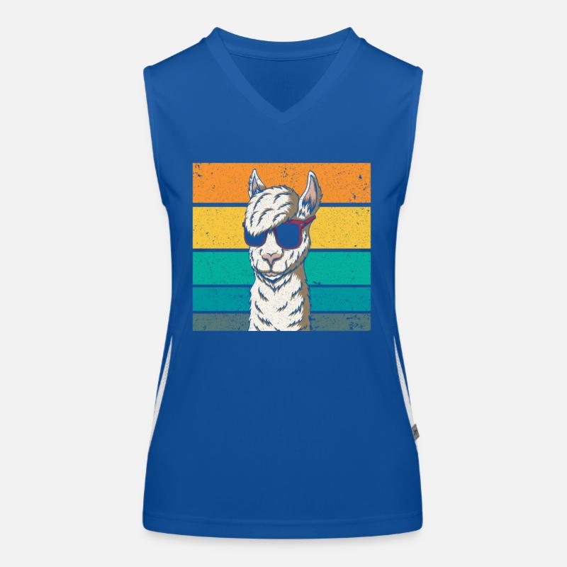 Alpaca Cool Sunglasses Women's Functional Contrast Tank Top
