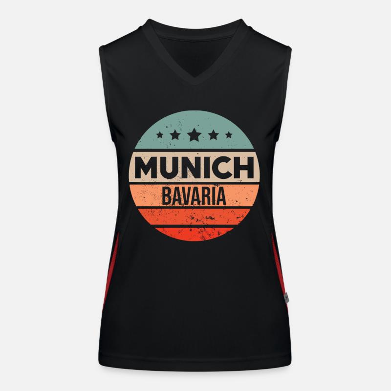 Munich Débardeur respirant contrasté Femme