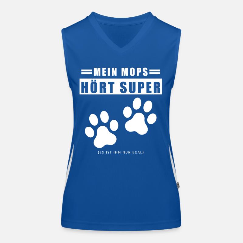 La vie de Mops Débardeur respirant contrasté Femme