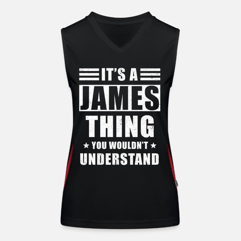 James Geschenk Funktionelles Kontrast-Tank Top für Frauen