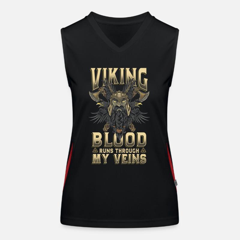 Vikings Débardeur respirant contrasté Femme