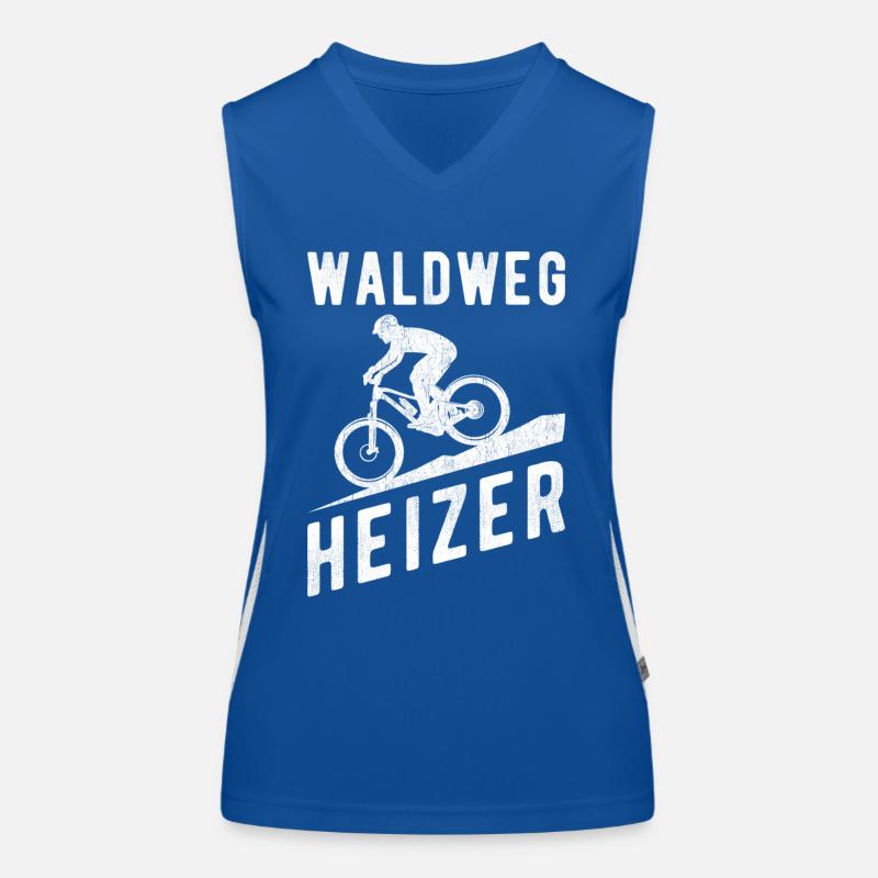 Downhill Waldweg Heizer Débardeur respirant contrasté Femme