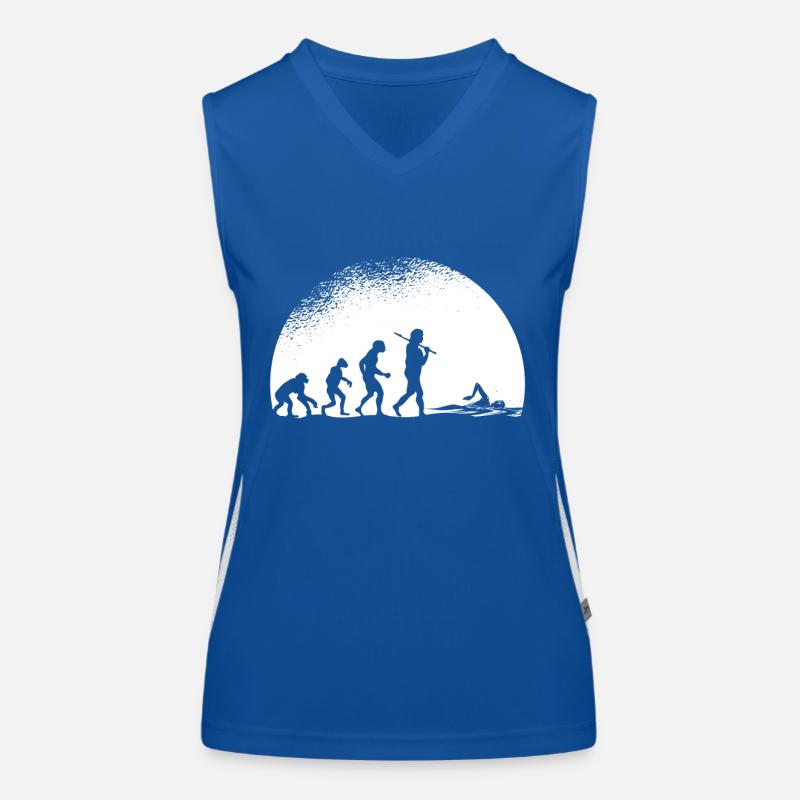 Evolution Schwimmen Funktionelles Kontrast-Tank Top für Frauen