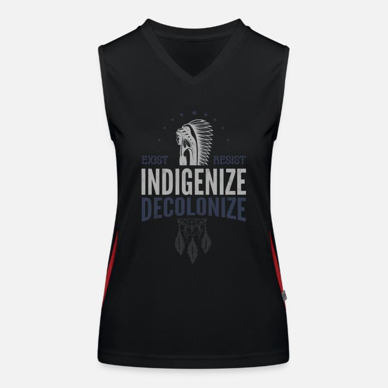native Native Americans, Women's Functional Contrast Tank Top
