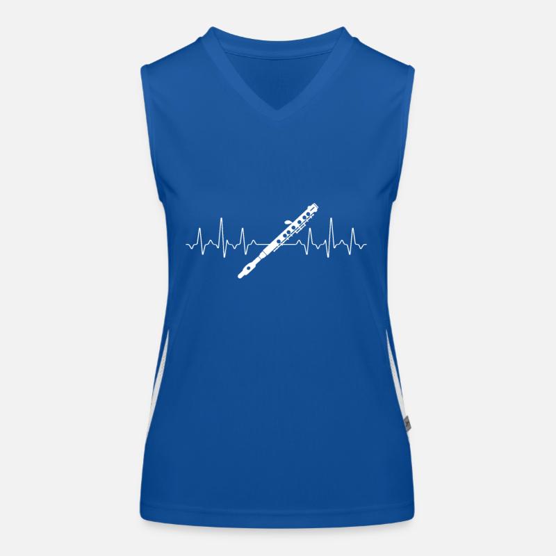 Piccolo Instrument Funktionelles Kontrast-Tank Top für Frauen
